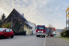 Die Einsatzstelle in der Höfgasse