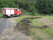 Der Grasflächenbrand konnte rasch gelöscht werden.