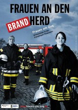 Frauen an den Brandherd