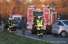 Unfallstelle auf der Kreisstraße 6901