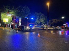 Einsatzstelle Tübinger Straße in Ofterdingen