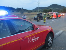 Die Unfallstelle auf dem Nordring