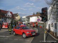 Die Feuerwehr war mit einem Löschzug binnen weniger Minuten vor Ort.