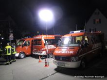 In die Übung waren lediglich die Führungskräfte und -fahrzeuge eingebunden.