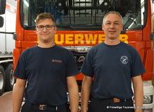 Die neu gewählten Stellvertretende Kommandanten (links Thomas Lauria und rechts Jochen Rein).JPG