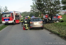 Die Unfallstelle in der Endelbergstraße vor der Auffahrt zum Nordring