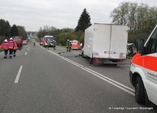 Die Unfallstelle auf der B 27 an der Ofterdinger Steige