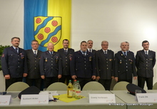 Die geehrten von links; Thomas Schlegel (Mössingen), Hartmut Bürker (Tübingen), Anton Neher (Hirrlingen), Rüdiger Nädele (Nehren), Andreas Bökle (Neustetten), Norman Zeeb (Tübingen), Roland Kürner (Rottenburg), Günter Fischer (Rottenburg) und Markus Appen