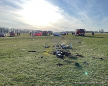 Einsatzstelle - Flugunfall Farrenberg