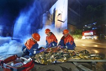 Auch erste Hilfe gehört zu den Übungen der Jugendfeuerwehr.